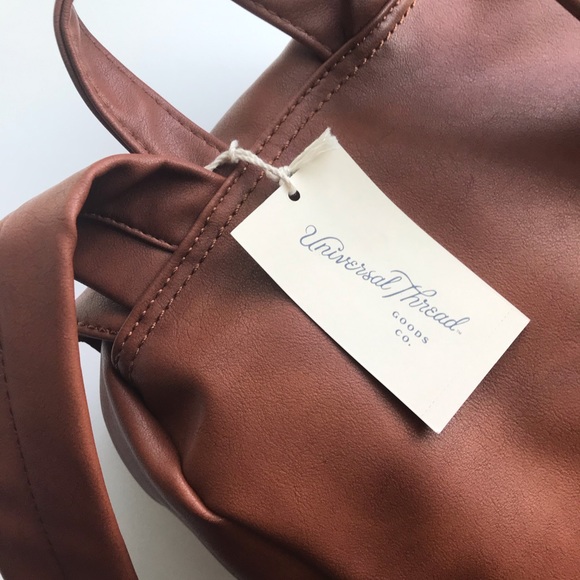 LAST ONE! Rowan Soft Faux Leather Backpack brown - Picture 8 of 8